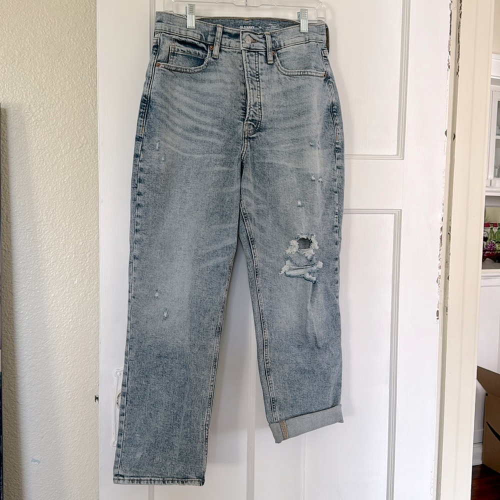 NWOT Old Navy - Curvy Sky-Hi Straight Secret Smooth Pockets - size 10